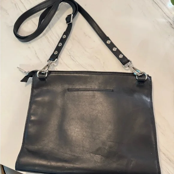 HAMMITT Elegant Black, Cream, and Tan Crossbody Bag - Picture 3 of 9